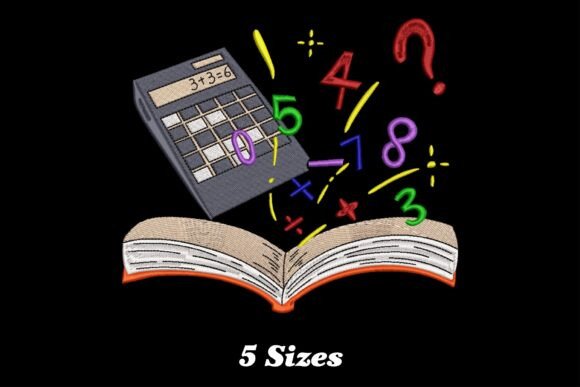 Mathematics Embroidery Design